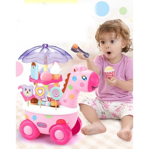 ماشین برقی آب نبات بستنی فروشی مدل زرافه Candy Ice Cream Car -اسباب بازی